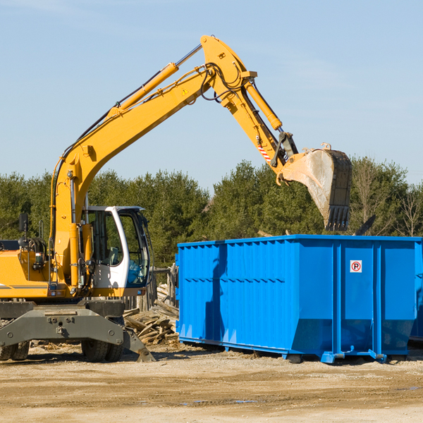 how many times can i have a residential dumpster rental emptied in Webster